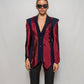 Upcycled one-of-a-kind tailored jacket 