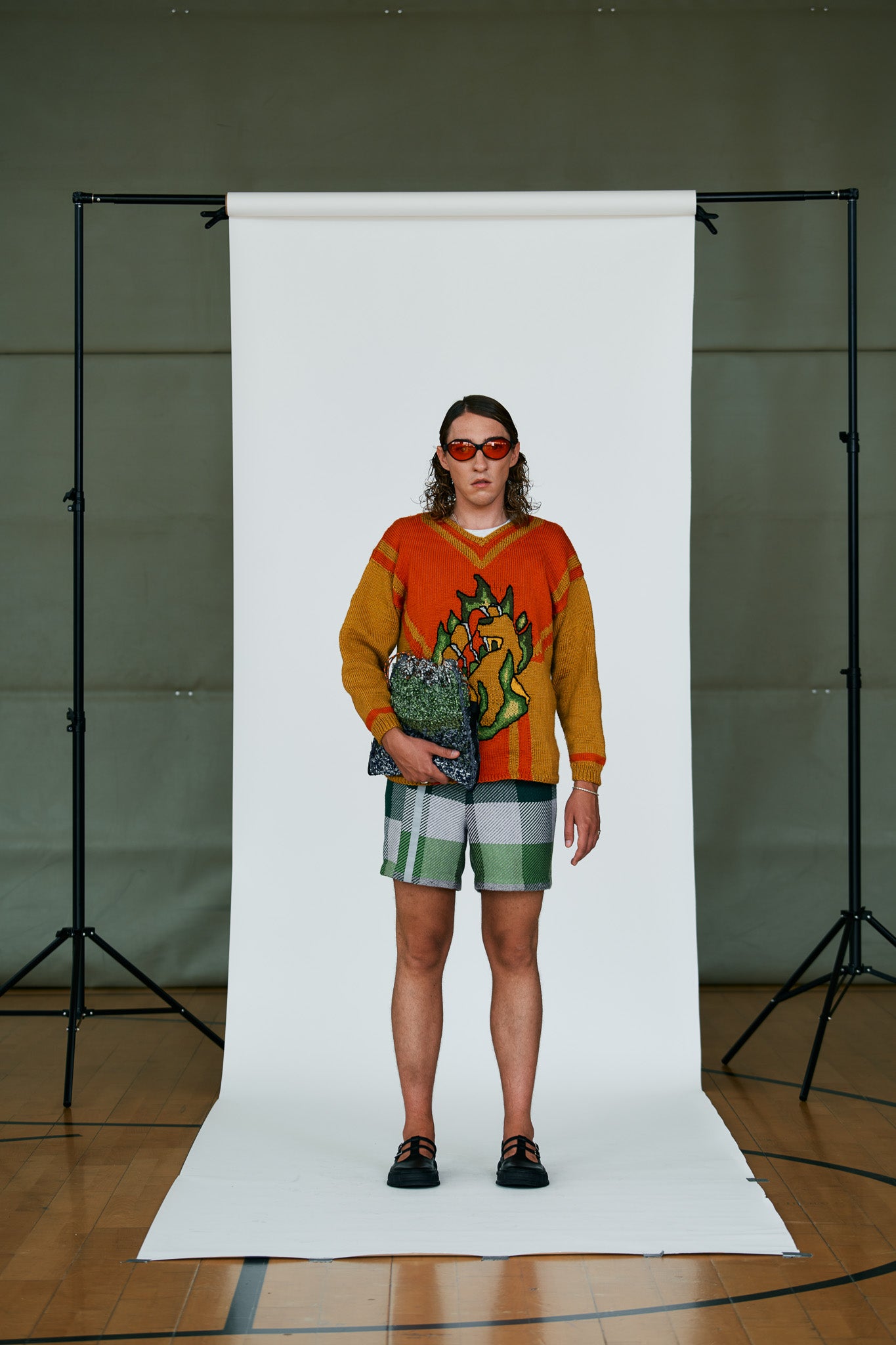 Knitted Jumper Burning Fist