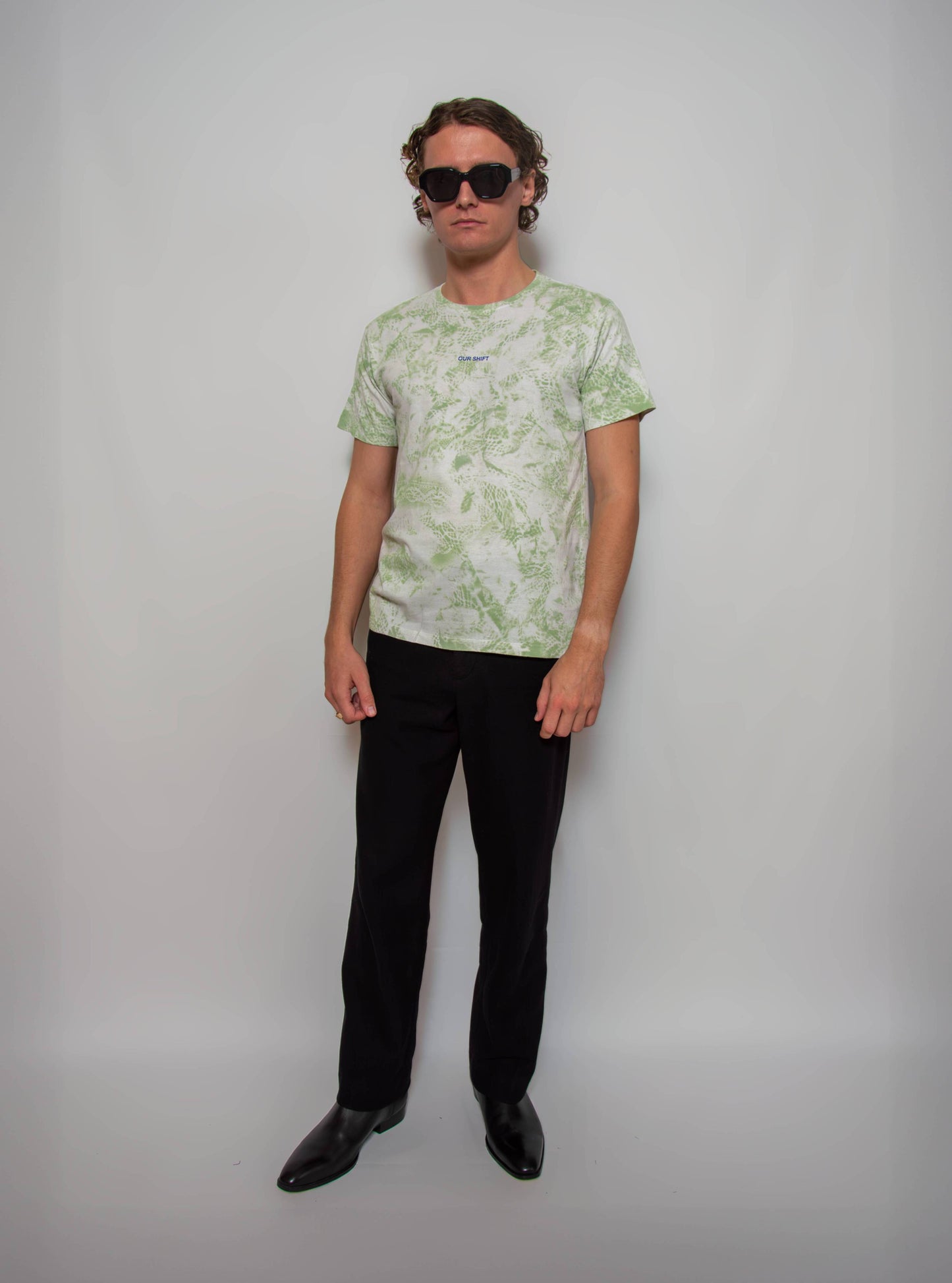 Sprayed t-shirt with logo - white