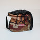 Upcycled tent cross-body bag with camo print made from tents
