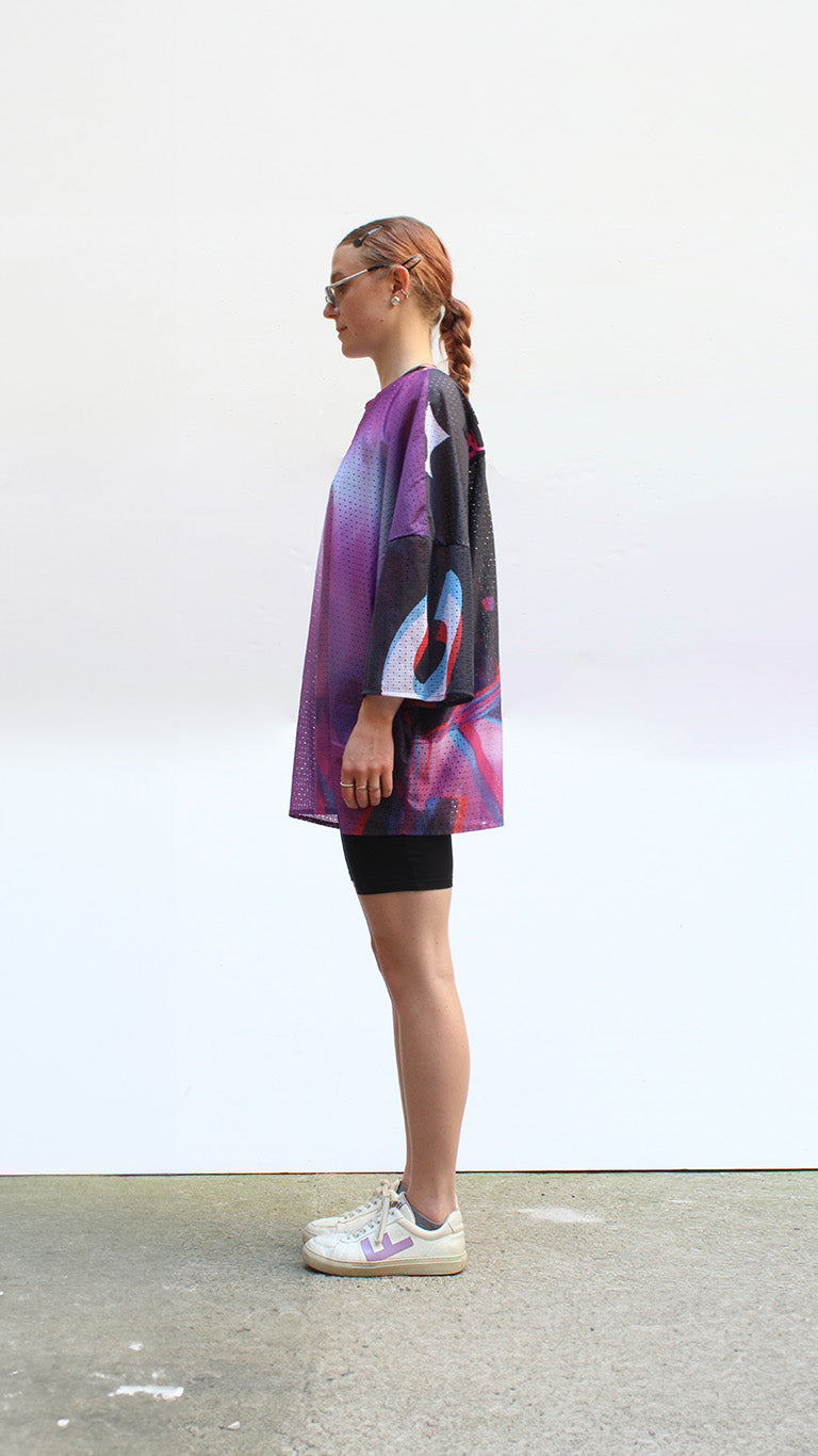 Upcycled banner top III