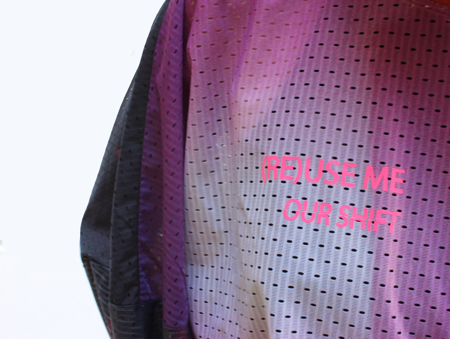 Upcycled banner top III