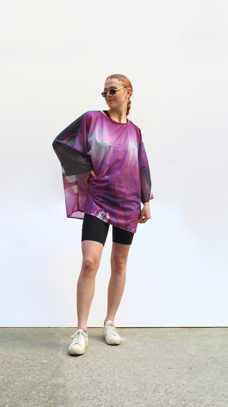 Upcycled banner top III