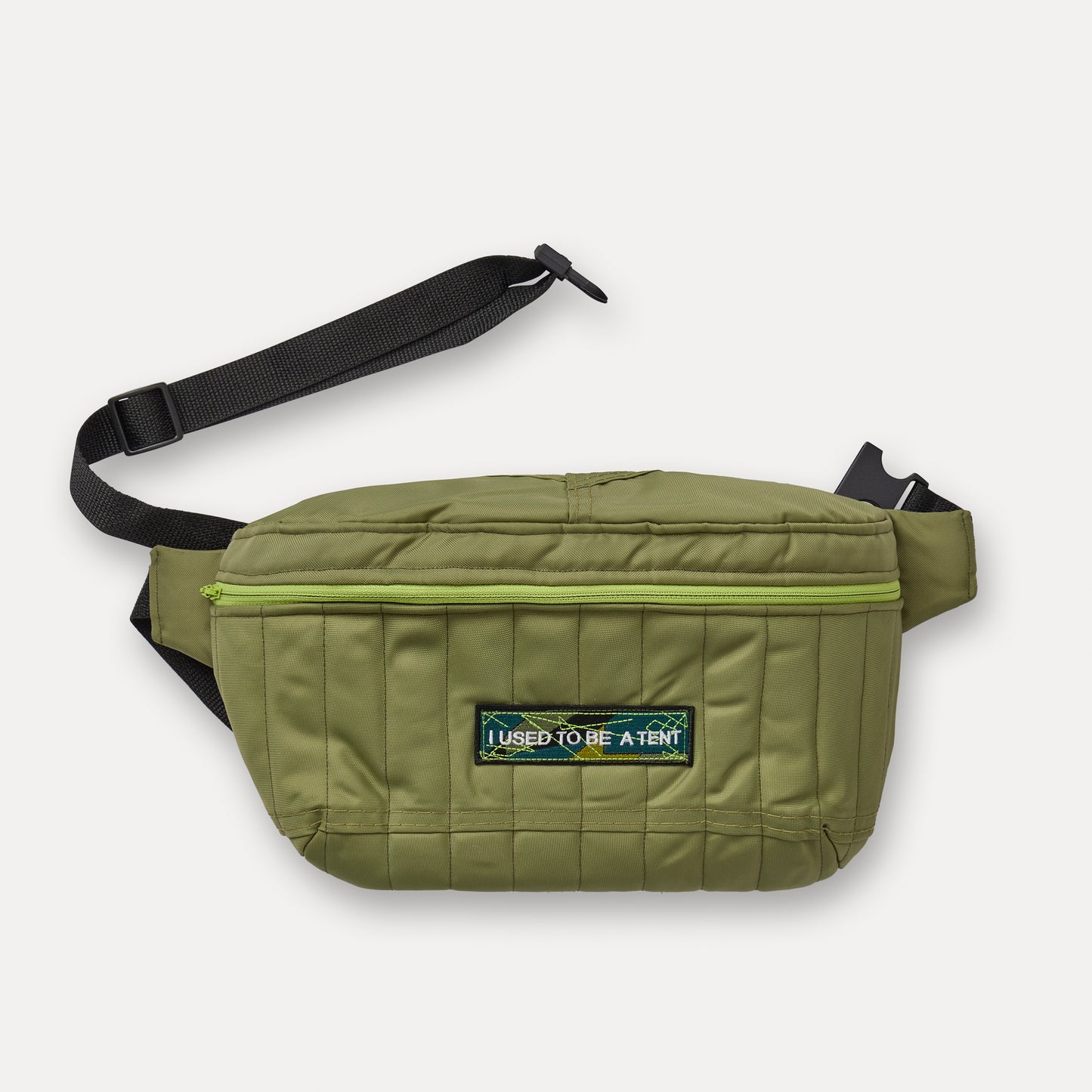 UPCYCLED TENT QUILTED BAG
