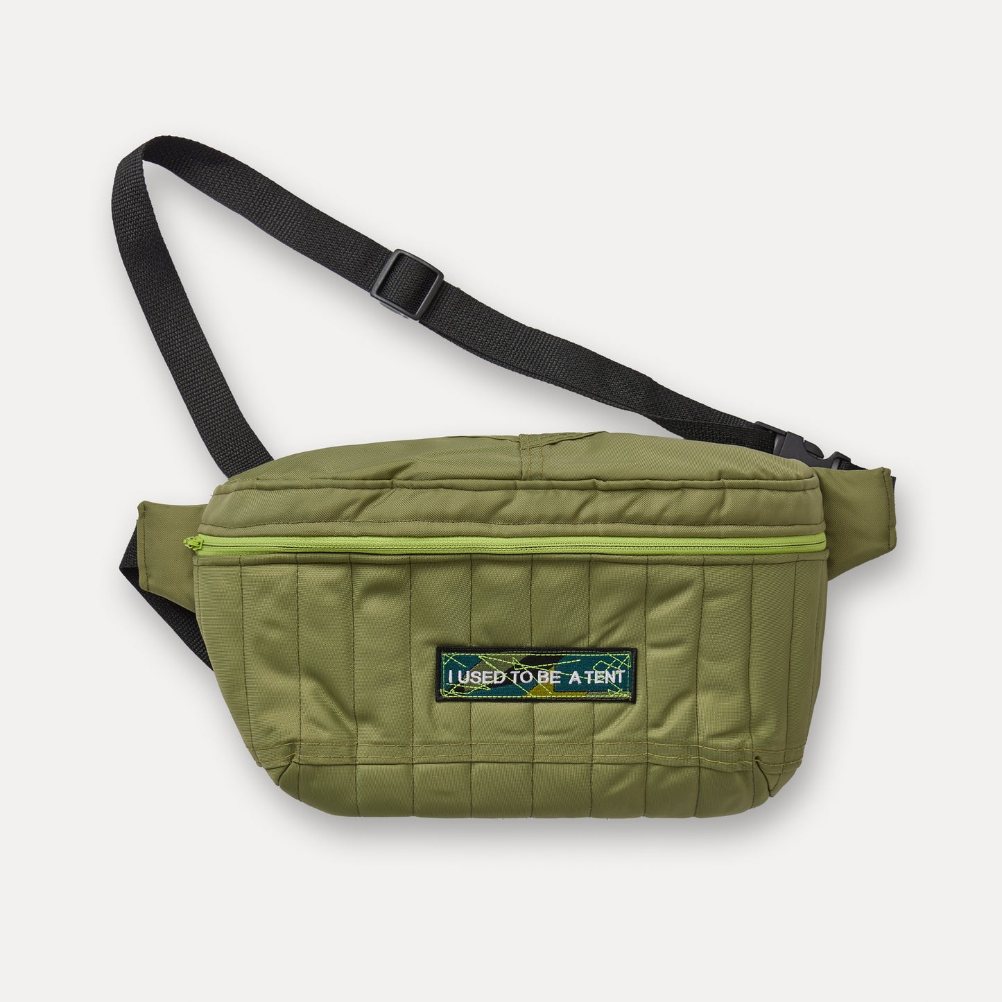 UPCYCLED TENT QUILTED BAG