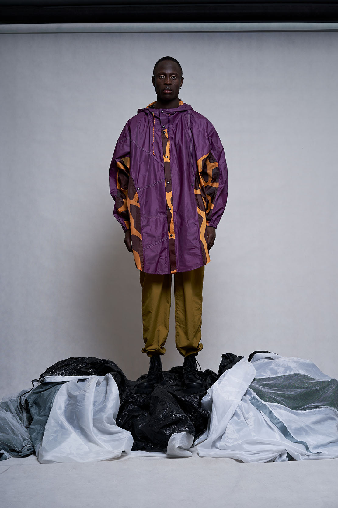 Purple and Orange FESTIVAL-TENT JACKET
