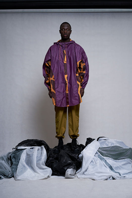 Purple and Orange FESTIVAL-TENT JACKET