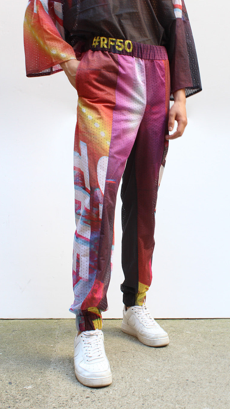 Upcycled banner pants