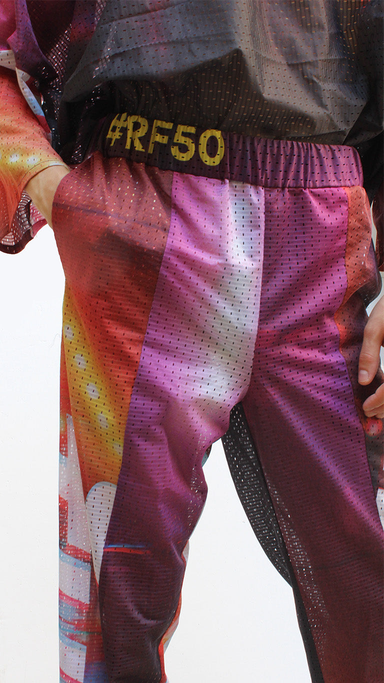 Upcycled banner pants