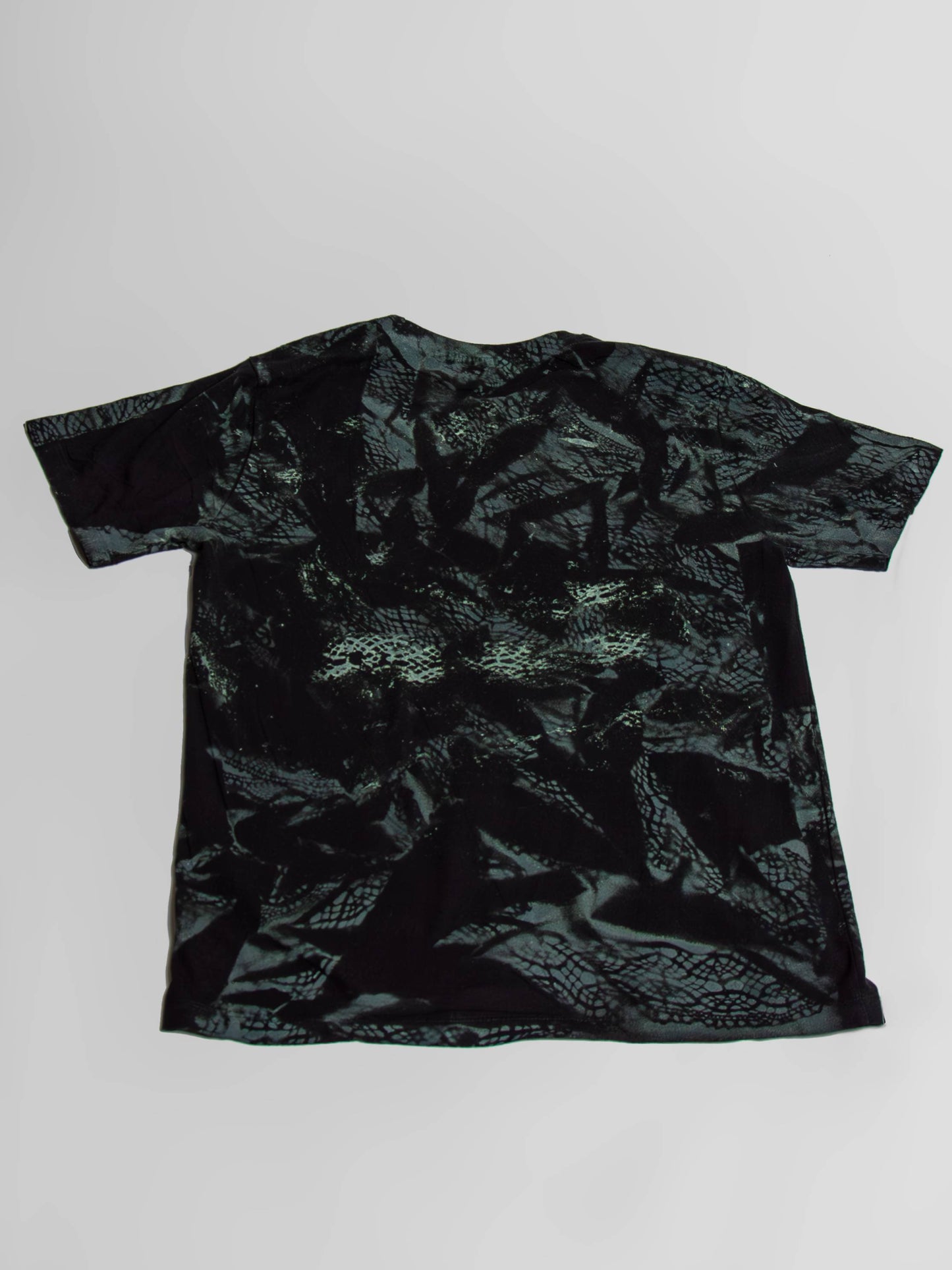 Sprayed t-shirt with logo - black