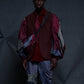 Bordeaux UPCYCLED TENT JACKET with suit details