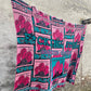 Activistic pink blanket made of 100% cotton with a powerful message "F*cking Stop Burning Clothes"