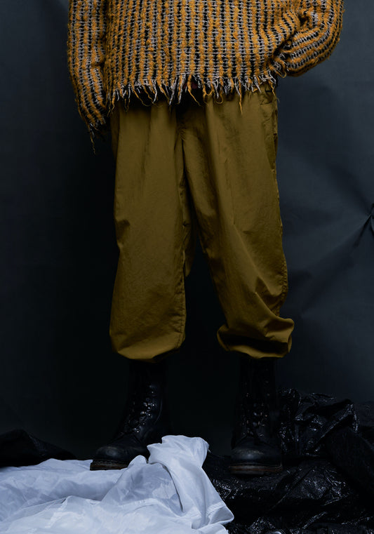 UPCYCLED TRACKSUIT PANTS IN OLIVE
